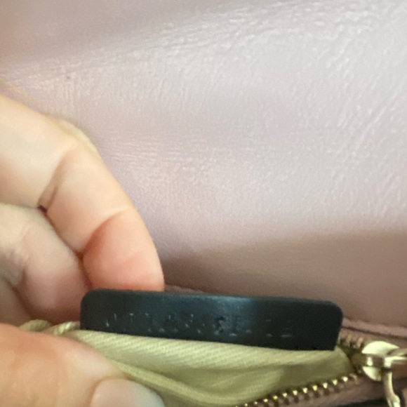 VALENTINO GARAVANI Rockstud Glam Medium Lock Shoulder Poudre Pink Bag Purse - Picture 14 of 14